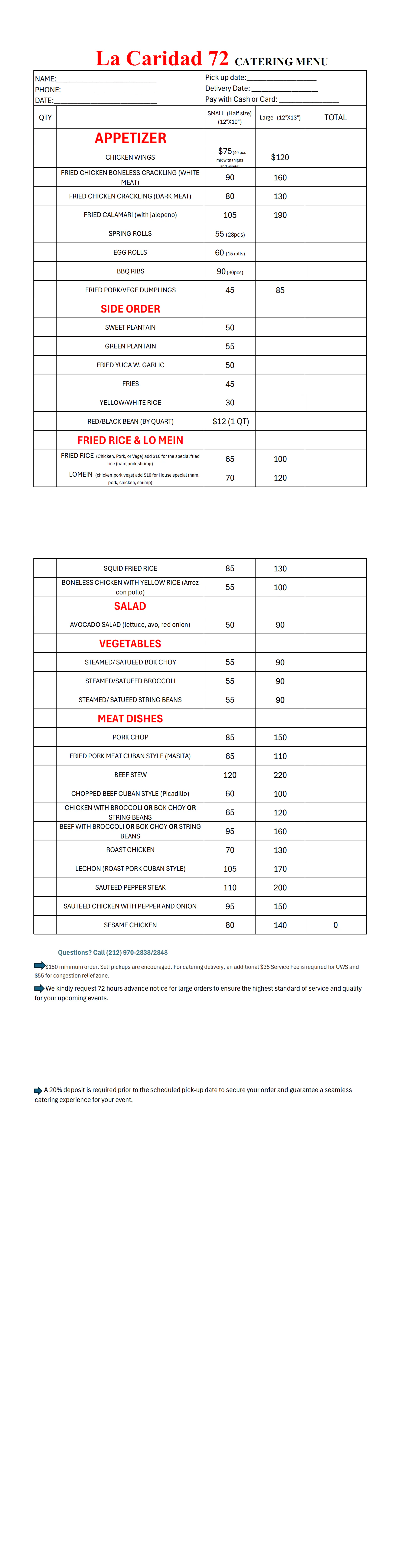 La-Caridad-72-Asian-Restaurant-Catering-Menu